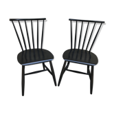 Paire de chaises anciennes bistrot années 70