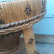 Emmanuelle rattan stool