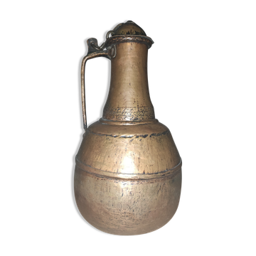 Burnt copper kettle before 1900