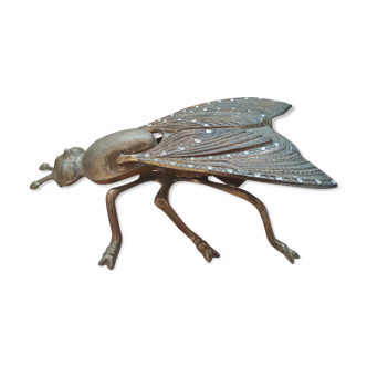 Brass fly ashtray