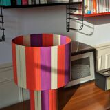 Large table lamp the Elegant coral plum