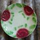 2 antique dessert plates in majolica