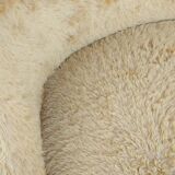 Plush cocktail armchair