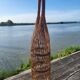 Woven wicker Japanese flower basket • Suruga Sensuji style