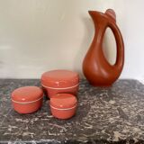 Pull-out boxes in bakelite lacquered 70s