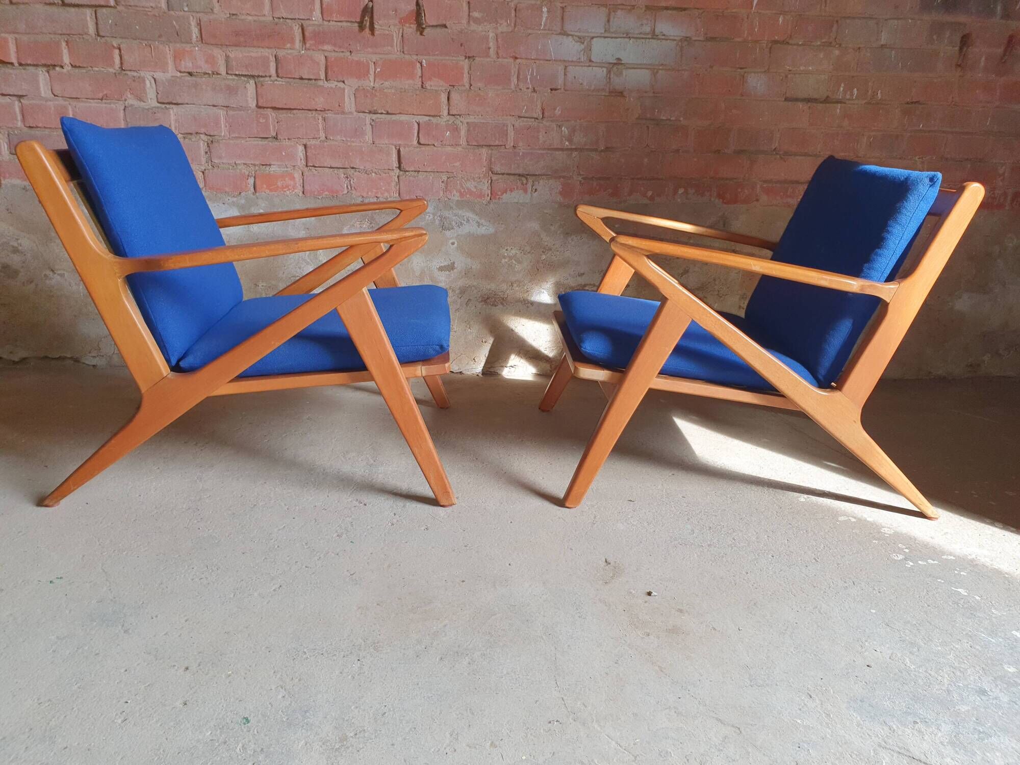 Pair of Danish armchairs Z by Poul Jensen for Selig 1960