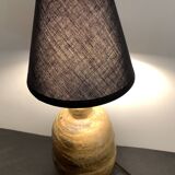 Pied de lampe en grès de Sancerre, Robert Heraud, XXème
