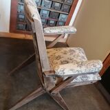 1950 Scandinavian style wooden folding chair
