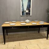 Administration table for dining room or rectangular oak desk