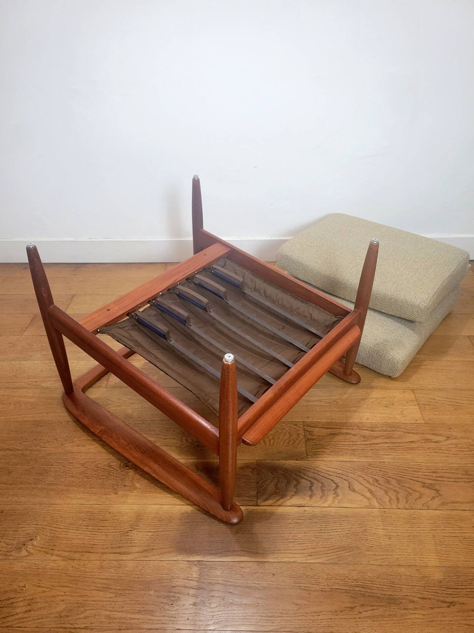 Vintage lounge chair in teak by Carl Straub, 1960
