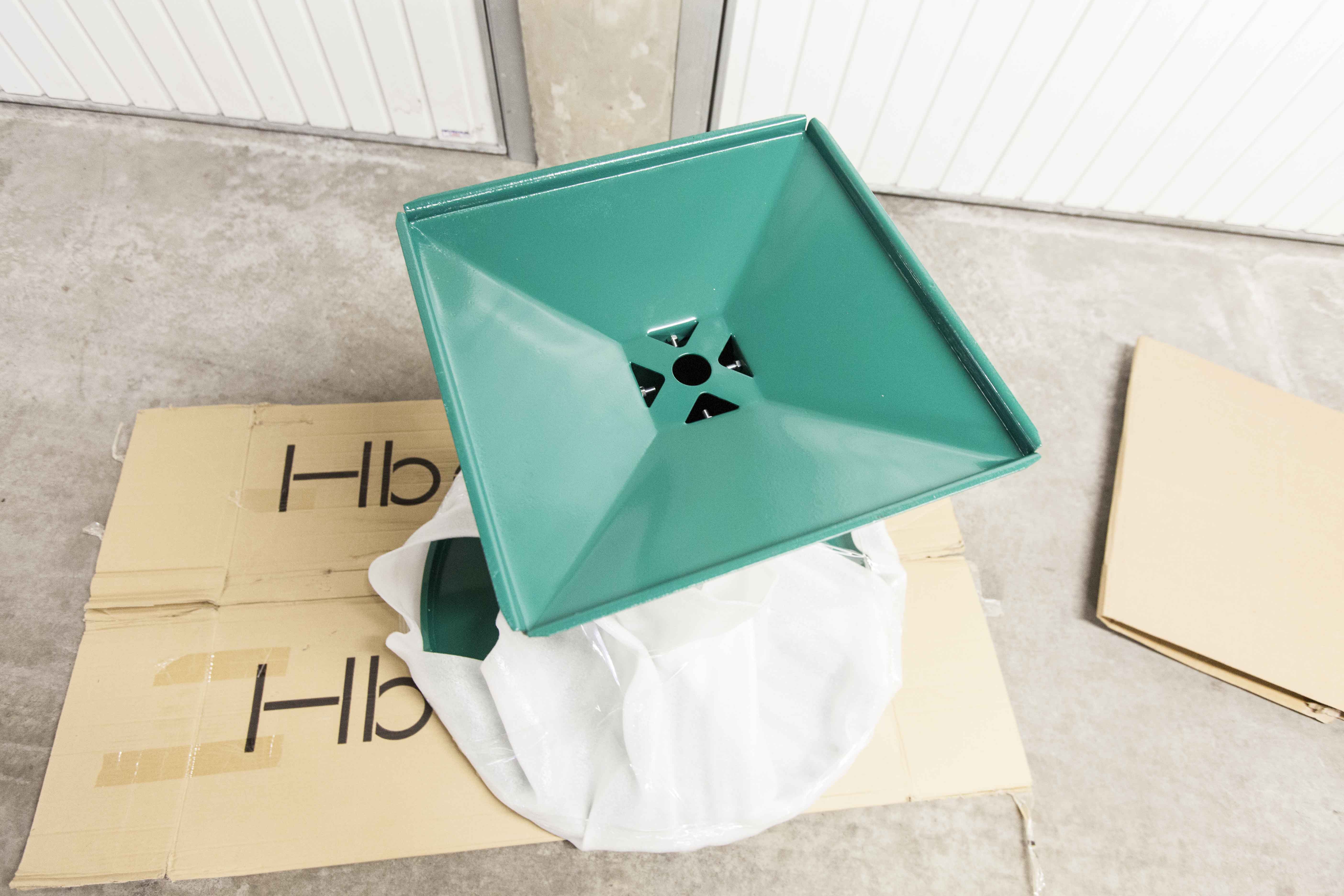 Bistro table Tolix "Kub 80" 1950 Xavier Pauchard restored