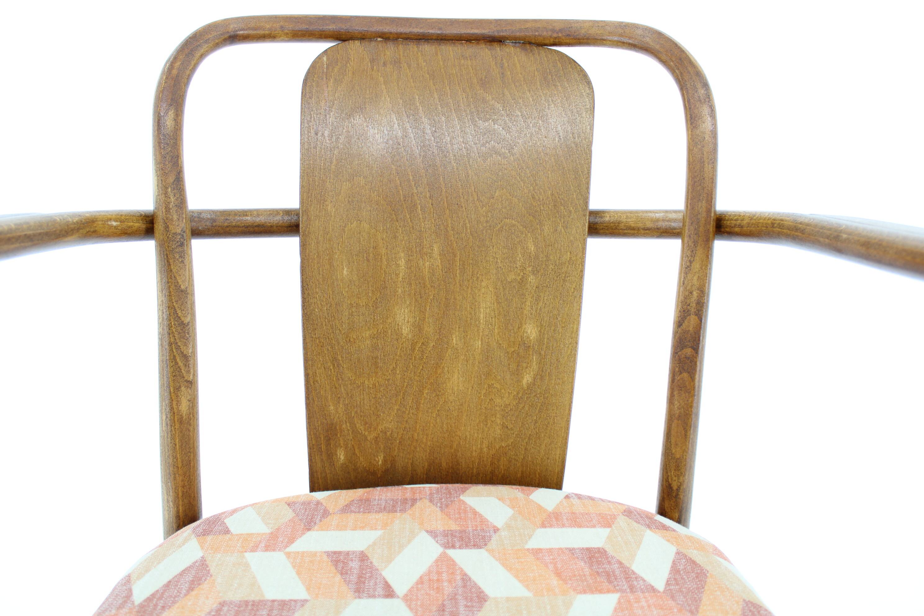 1960s Desk or Side Bentwood Chair by Ton, Czechoslovakia