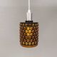 Vintage hanging lamp estimated from the 1980s.