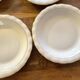 6 Limoges porcelain soup plates signed P. Dessagne in very good condition