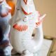 White Glass Fish Carafe/Vase