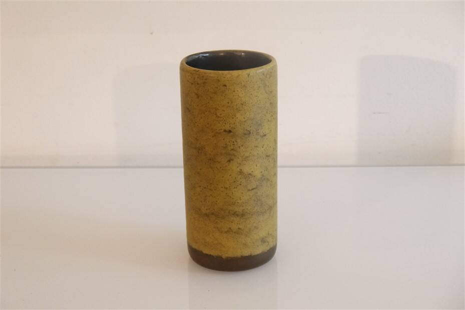 Ceramic roller vase by Fritz Van Daalen 1960