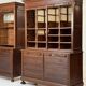 2 x oak filing cabinets ca. 1900