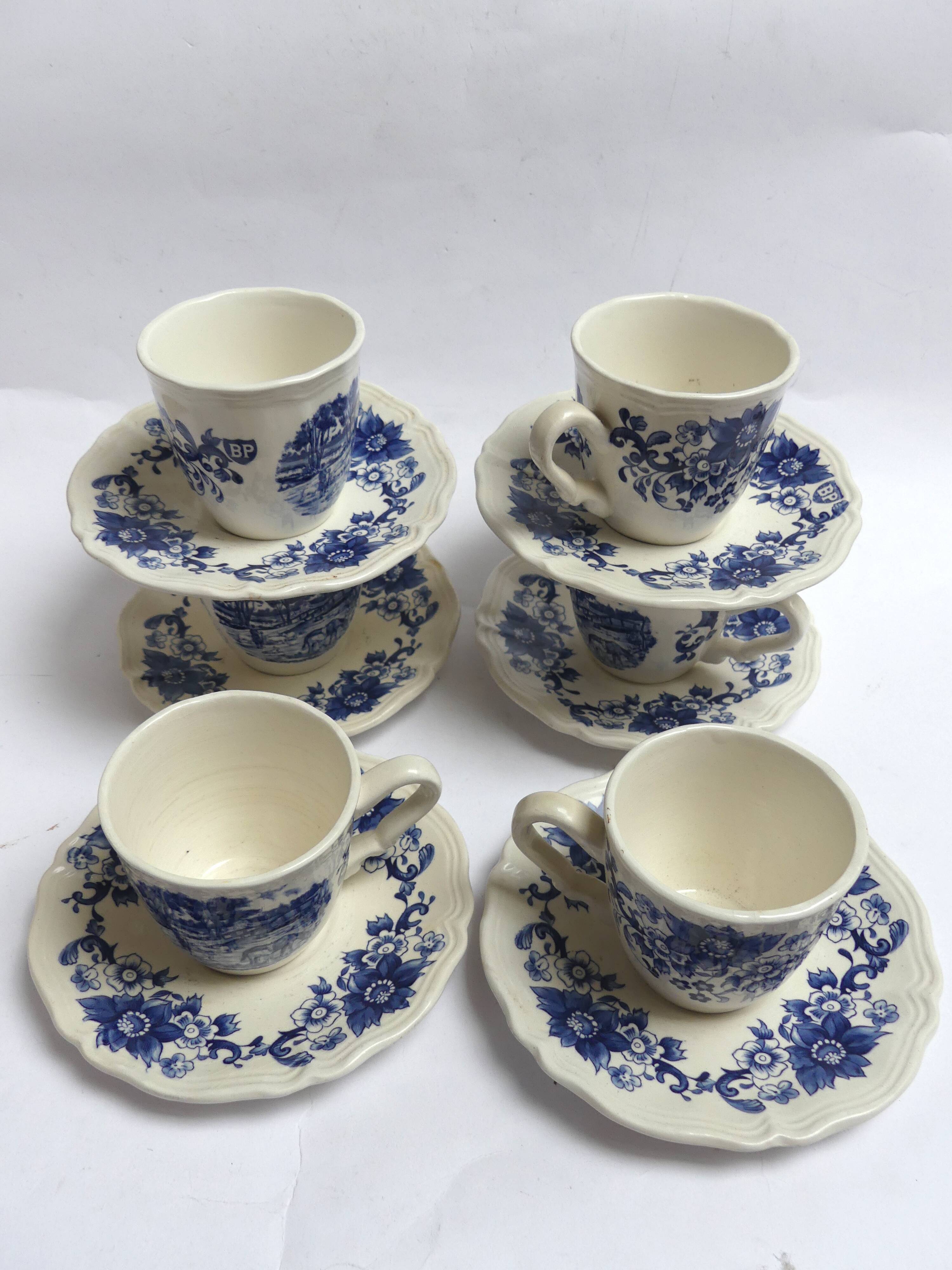 6 coffee cups Sarreguemines BP