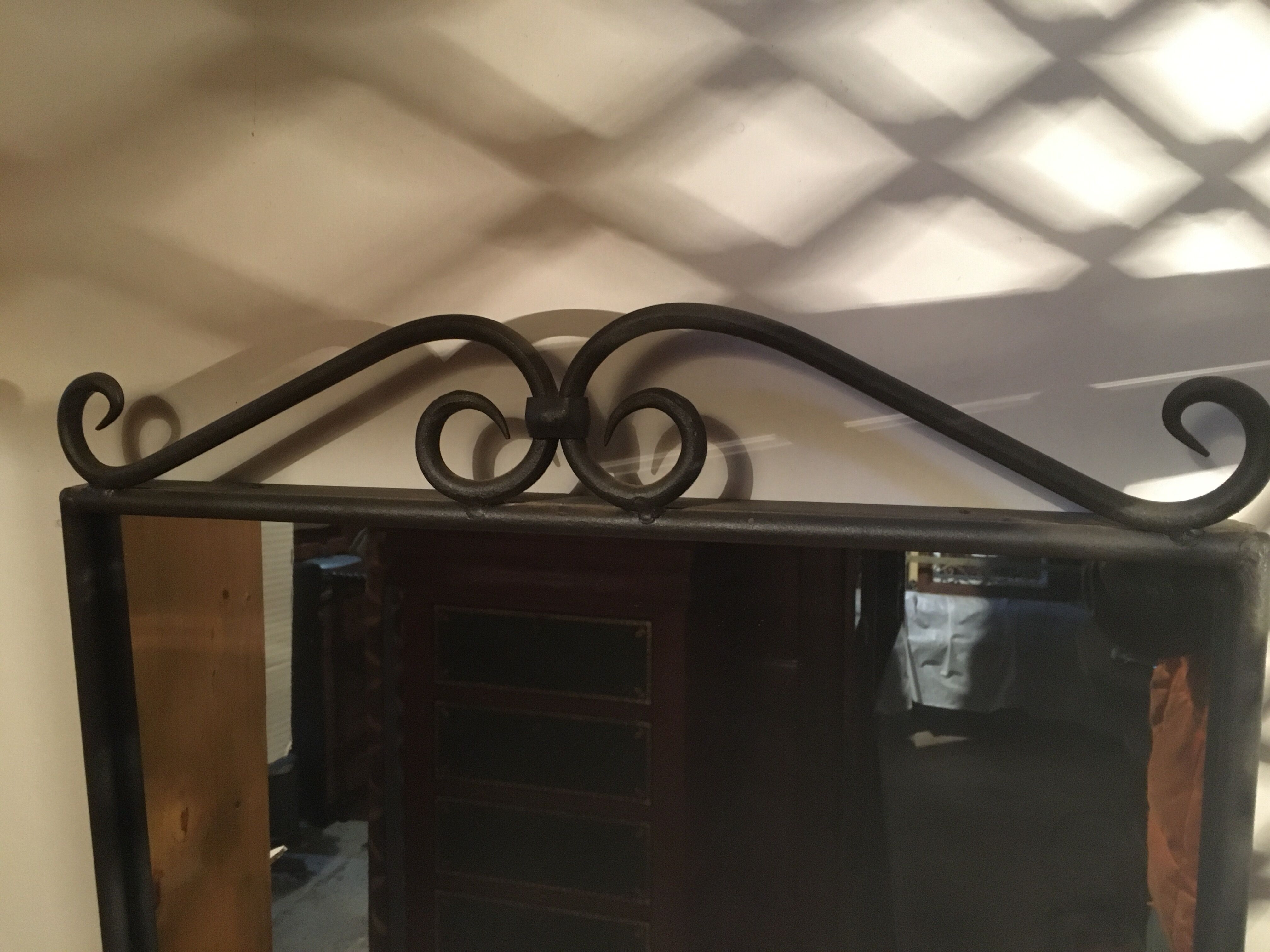 Wrought iron mirror 71x50cm