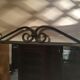 Wrought iron mirror 71x50cm