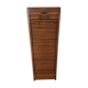 Gradiam oak curtained filing cabinet