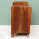 Bedside table, 1950s, walnut veneer.
