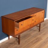 Retro Teak 1960s Homeworthy Chest Of Drawers TV Cabinet Sideboard