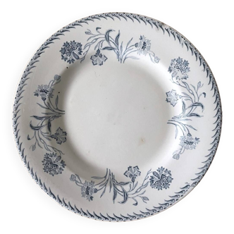 Assiette Terre de fer Lunéville Lutèce