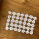 1 crochet doily, rectangular, old vintage