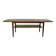 Curved Danish teak coffee table with additional shelf compartment, 1960s