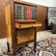 Set of Classic English Nightstand with Books and Marqueterie