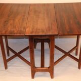 Bendt Winge scandinavian rosewood expandable table, 1960