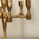 Swedish vintage brass seven arm candelabra by Gusum