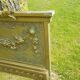 Large early 20th century mirror bevelled 66x128cm