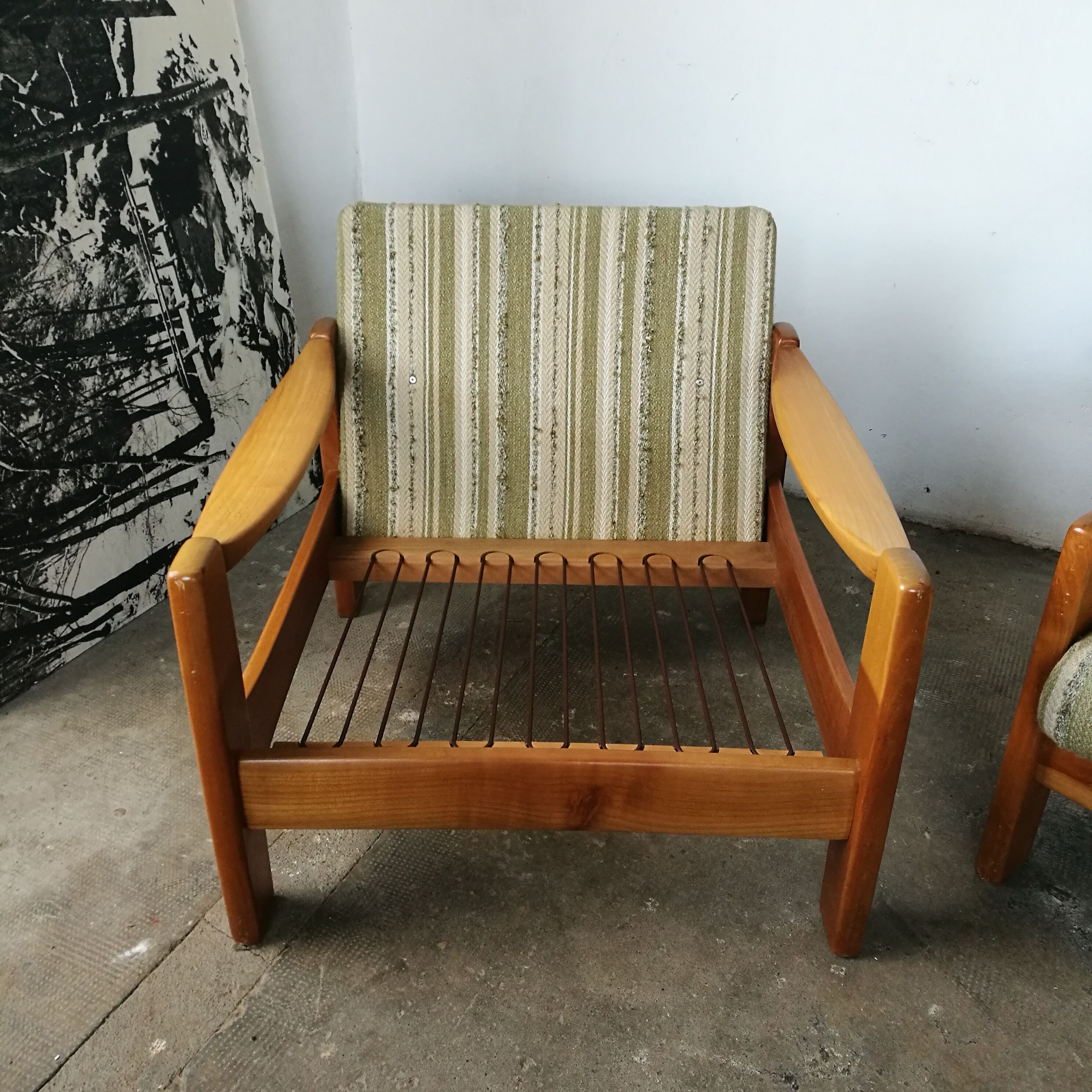 Pair of Scandinavian armchairs