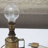 Felted lamp electrified