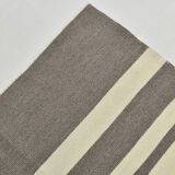 Modern Beige Grey Vintage Kilim Rug, 204x278Cm