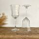 6 "octime" stemmed glasses by Luminarc France