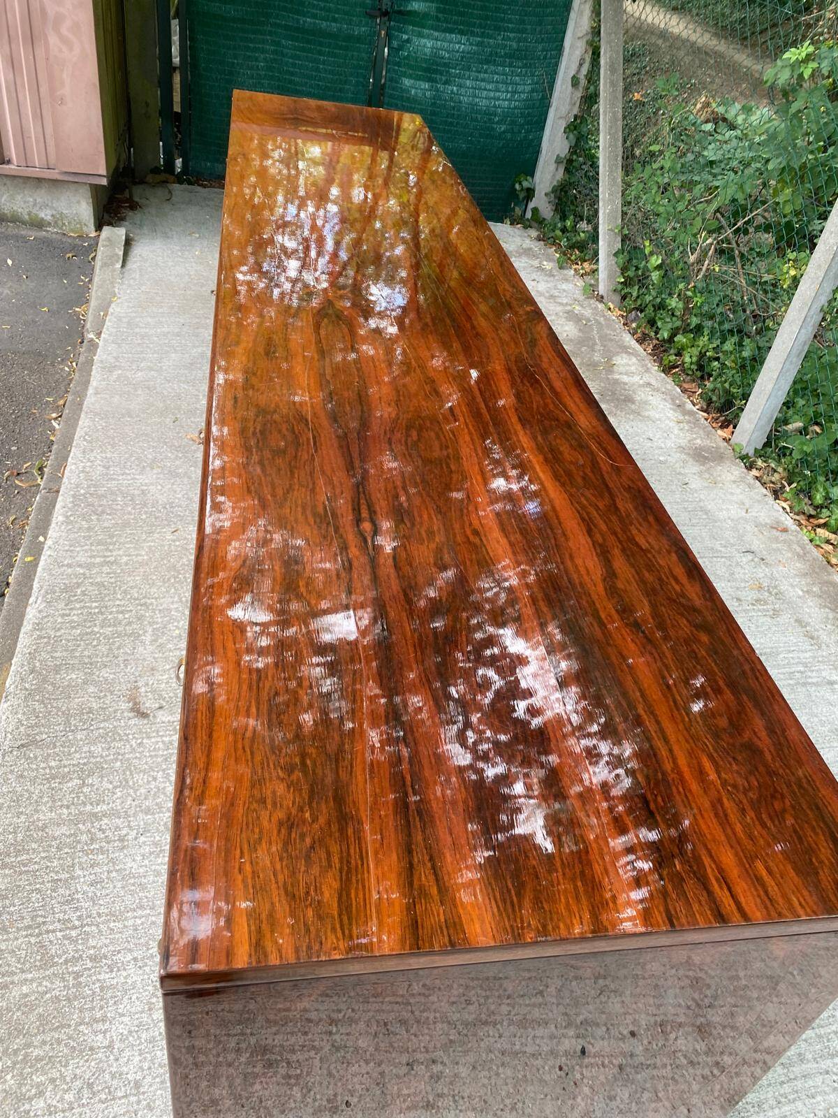 Enfilade scandinave en palissandre des années 1950 230cm