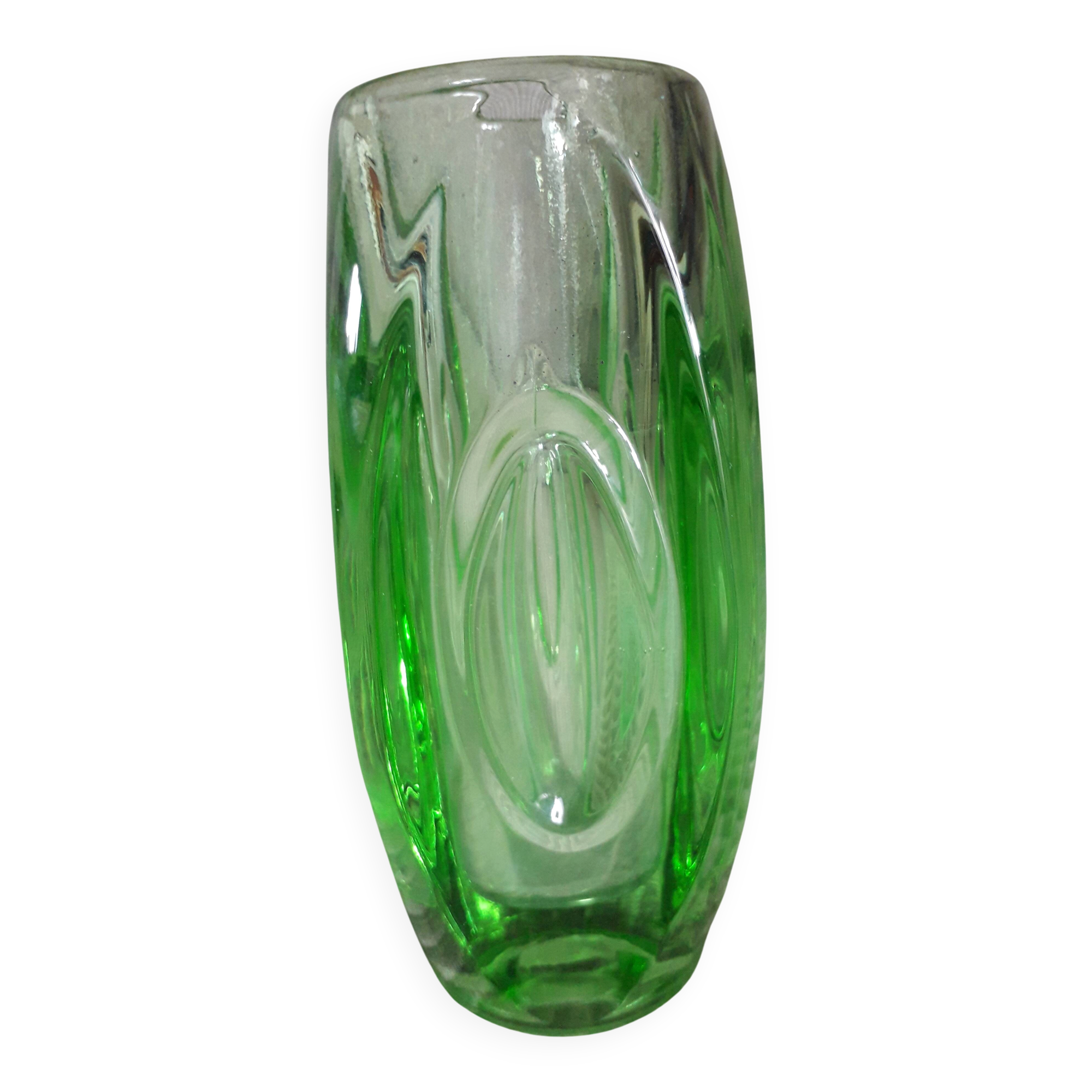 Vintage glass vase