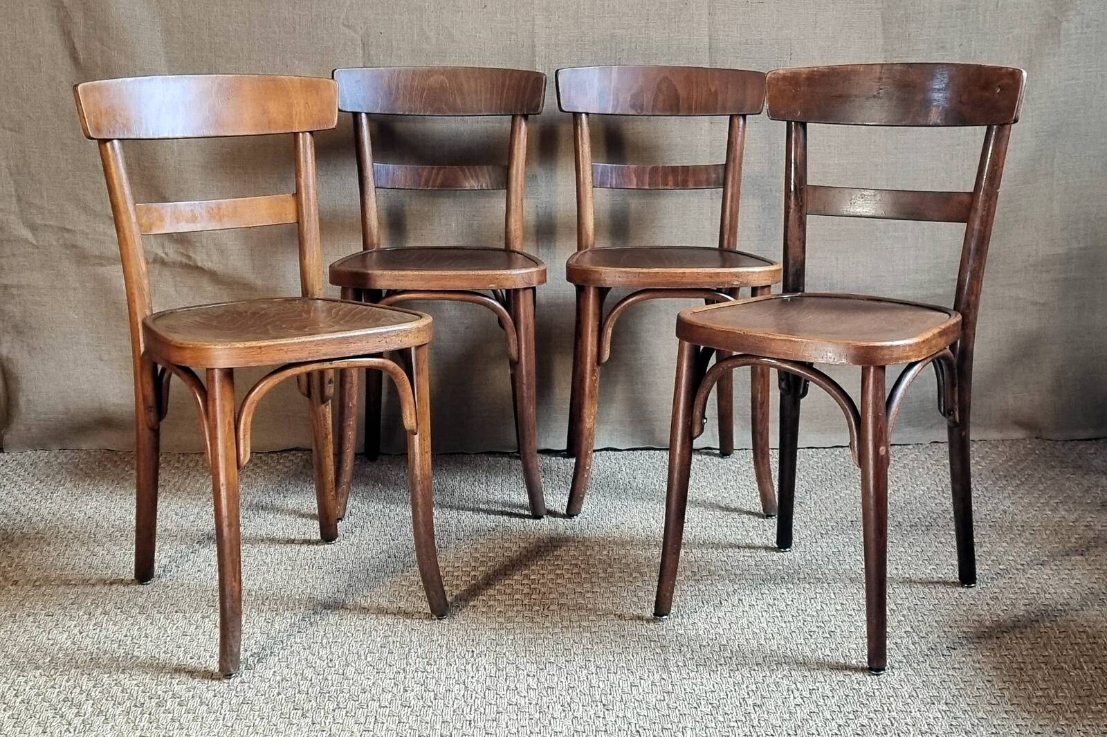 4 bistro chairs Horgen-Glaris Switzerland 30s/40s