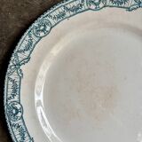 Round Salins ironstone dish, "Directoire" service