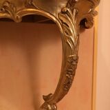 Gold leaf console