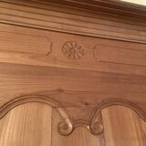 Armoire ancienne 1 porte style Louis XV merisier massif