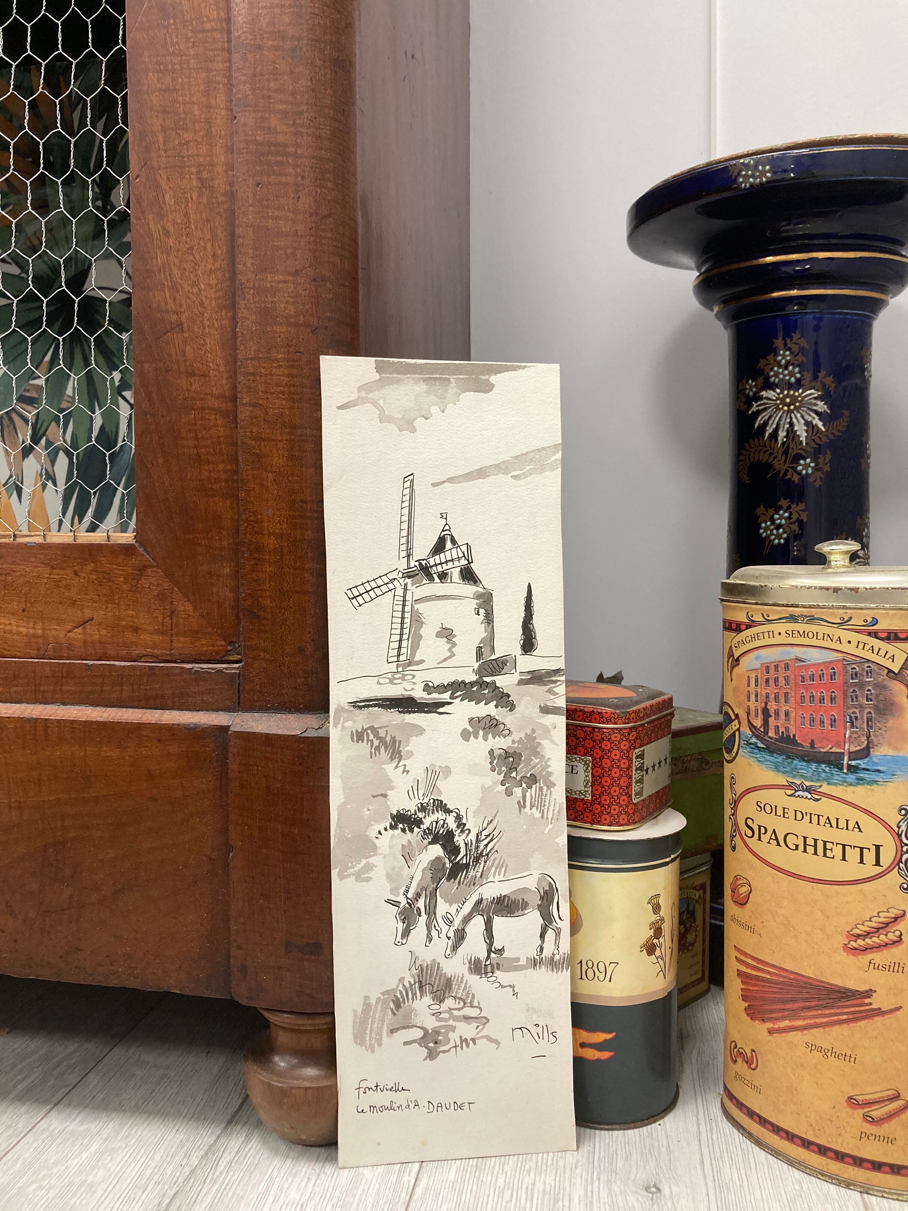 Aquarelle vintage