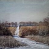 Painting "Last snow"