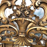 Golden rock mirror, Napoleon III, 19th