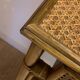 Console rotin vintage
