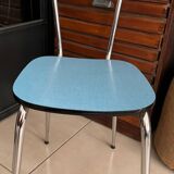 Vintage Blue Formica Chair