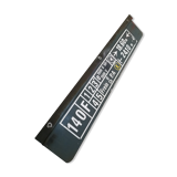 Old plate of BOM from an old boxcar